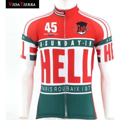 2019 VIDATIERRA man cycling jersey green red pro racing team Fascinating go pro classic can custom Mountain biking hort sleeve