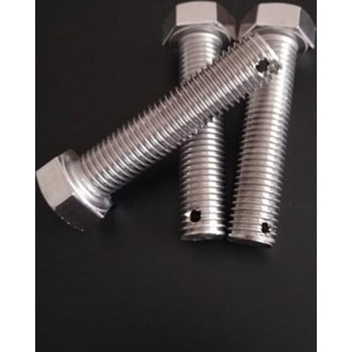 M6-M16 External Screw Tail With holes GB31.1 Screws Punch Bolt 20-60mm Length