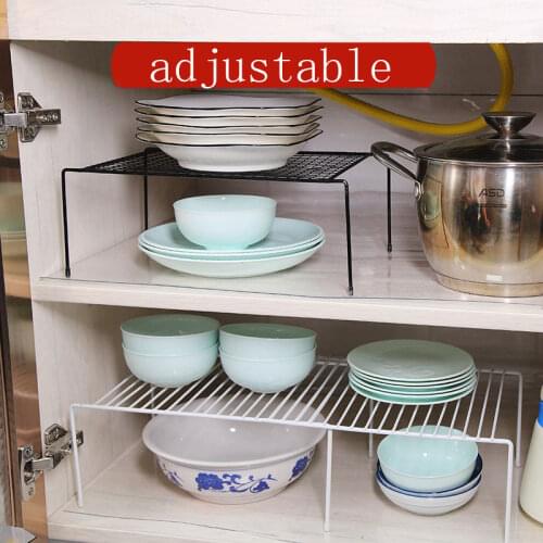 Iron Storage Rack Portable Spice Jars Holder Sink Drying Rack Non-slip Bathroom Shelf Desktop Organizer Kitchen Tool