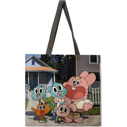 Ladies casual handbag bohemian print handbag Love Bird Ladies shoulder bag outdoor beach bag foldable shopping bag