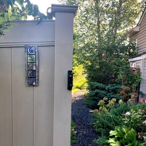 Starry Sky Ocean Garden Sculpture Decoration Wall Art Resin Statue Door Yard Decorative Ornament TS2 best decoration