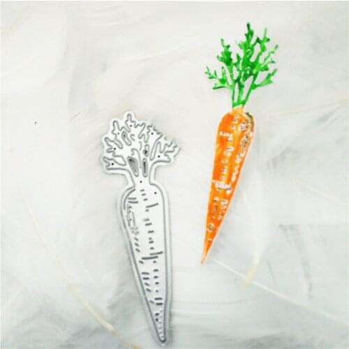 2.6x7.6cm carrot vegetables die Cutting dies metal crafts paper die-cutting /DIY embossing Easter Halloween Scrapbooking