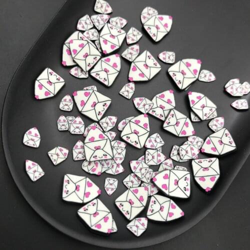 50g Envelope Polymer Clay Slices Sprinkles for Kids Diy,Craft/Nail Art/Scrapbook Decoration,Filler Polymer Clay Embellishments