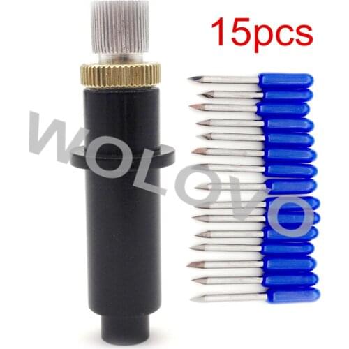 60 degree High Quality vinyl Heat transfer cutter plotter MIMAKI blades 15pcs+ MIMAKI Blade holder Cutter housing