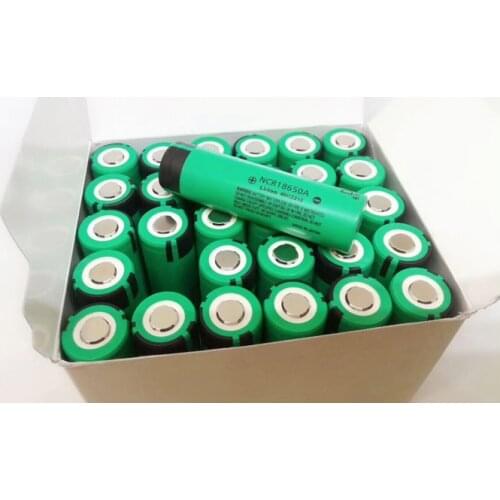 10PCS/LOT New Original Panasonic 18650 NCR18650A 3.7V Rechargeable Lithium-ion Battery 3100mAh Flashlight Torch Batteries Cell