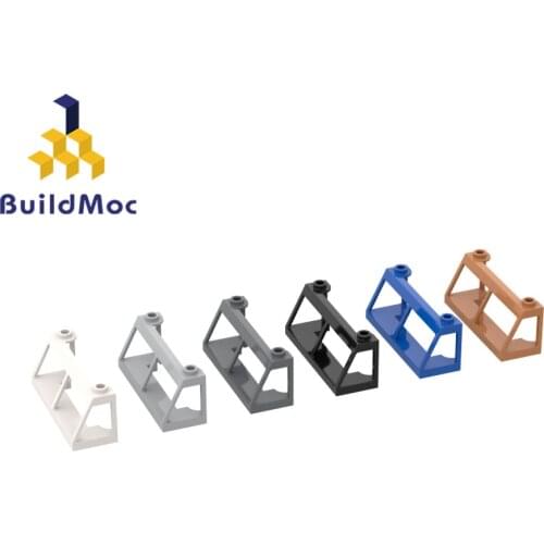 Buildmoc Bricks 13760 2X6X2 frame train windshield For Building Blocks Parts DIY Construction Christmas High-tech Gift Toy