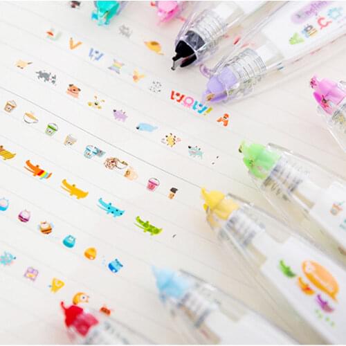 Kawaii Student Press Type Decorative Correction Tape Scrapbooking Diary Stationery School Supplies