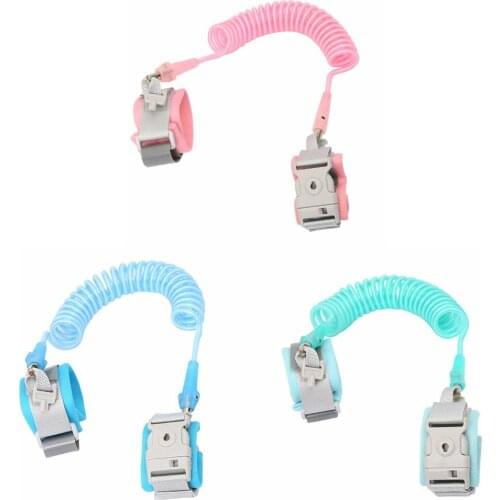 Children Anti Lost Safety Wrist Link Leash Anti-lost Link Walking Harness Wristbands Wrist Strap With Lock