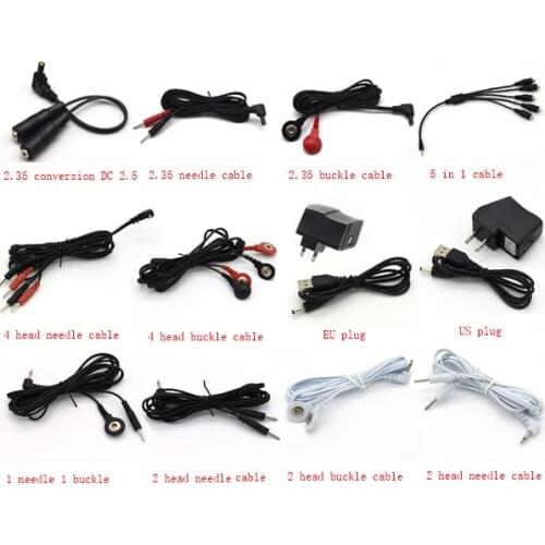 Electric Shock Wire Electrical Set Electro Cable To Connect Stimulation Therapy Massager DIY Electric Couple Sex Toy Accessories