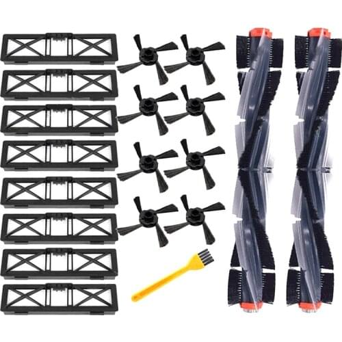 Brush Blade Brush and Bristle Brush Beater for Neato Botvac D3 D4 D5 D6 D7 Vacuum Cleaners Kit Parts