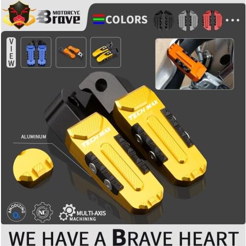 Motorcycle Rear Footrests Foot pegs For Yamaha Tmax 560 tech max 2020 2021 Foot Pegs Foot Rests Pedals tmax560 techmax