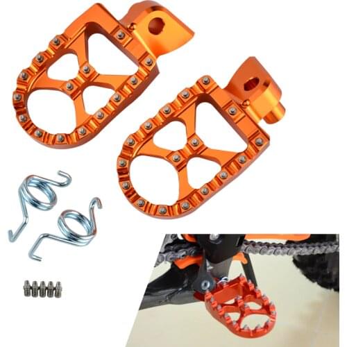 MX Racing Foot Pegs Rest Pedals Footrest Footpegs For KTM EXC SX SX-F XC-F EXC-F 65 85 125 200 250 300 350 400 450 525 530 Etc