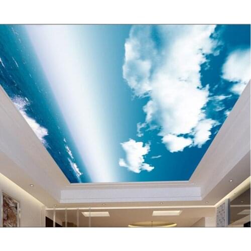3d room wallpaper custom mural non-woven wall sticker 3 d Spectacular cloud sea ceiling mural photo wallpaper for walls 3d
