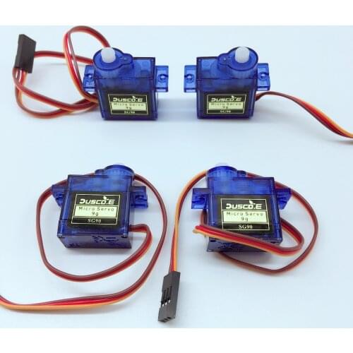 Wholesale 5pcs/lot SG90 9G Micro Servo Motor For Robot 6CH RC Helicopter Airplane Controls For Arduino NUO R3