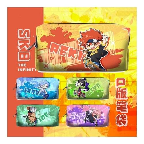 Cartoon Stationery Pencil Box Pencil Case School Supplies Student Cosplay SK EIGHT Pen Bag Anime SK8 the Infinity MIYA REKI SNOW