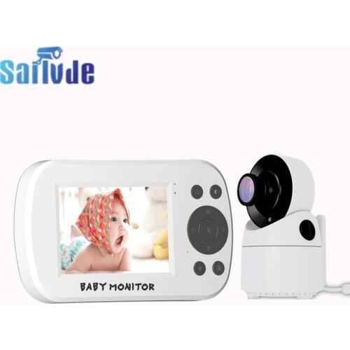 Wireless LCD Audio Video Baby Monitor Radio Nanny Music Intercom IR 24h Portable Baby Camera Baby Walkie Talkie Babysitter