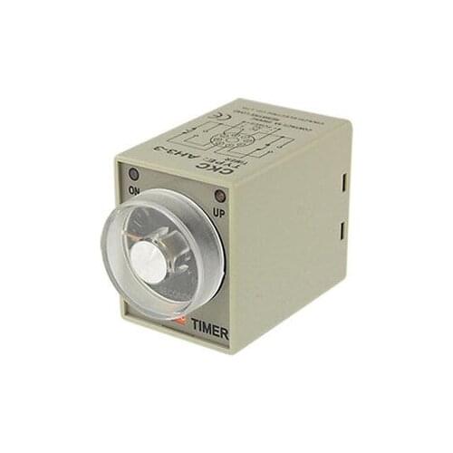 DC 24V Power ON Delay Timer Time Relay 0-30 Second AH3-3 8 Pins