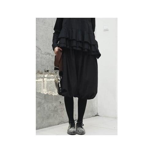 Dark Forest Department of the new fall Pinstripe five-point bloomers