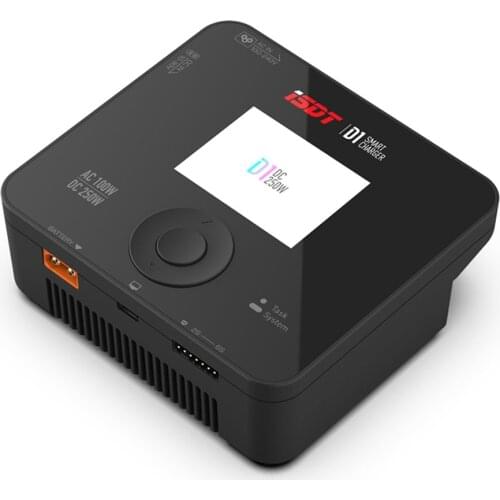ISDT D1 AC 100W DC 10A Smart Battery Balance Charger For Lilon LiPo LiHV NiMH Pb Battery RC Models Parts