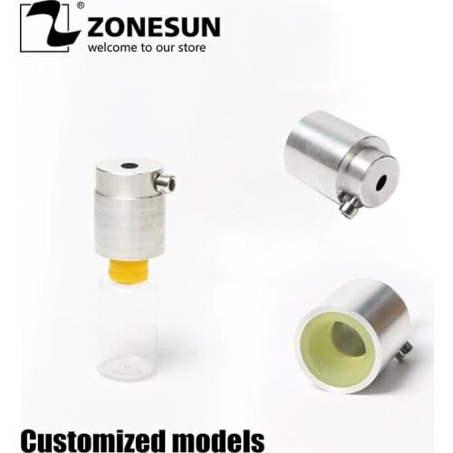 ZONESUN Customized Chuck e liquid bottle perfume capping head for Hand held screw capping machine bottle cap sealer