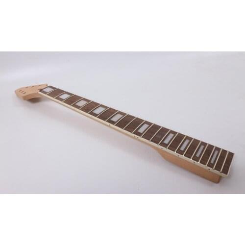 24.75 inch 1 pcs Electric Guitar Neck Solid wood rose wood FretBoard 22 Fret also have 25.5 inch