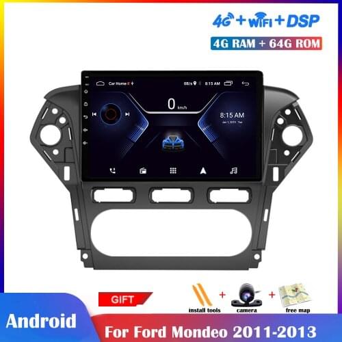 10.1 inch Android Multimedia Player For Ford Mondeo 2011-2013 Car Radio Stereo Navigation DSP Touch IPS Screen Wifi Bluetooth