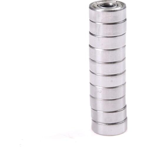 10Pcs 624ZZ 4mmx13mmx5mm 624Z Radial Ball Bearings 3D Printer Reprap ID 4mm OD 13mm Width 5mm