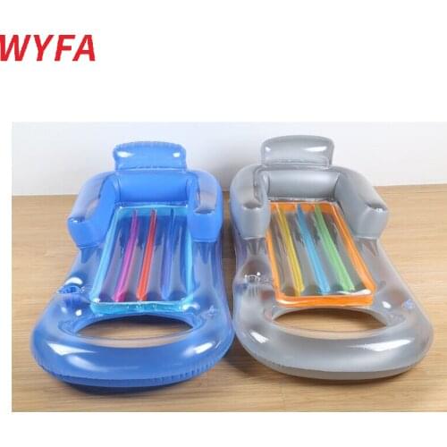 160*90 Water floating row backrest sofa baby toy swimming seat pool Dining Pushchair Infant Portable Play Game Mat Sofas