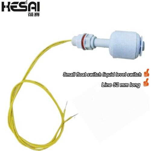 52mm PP Liquid Water Level Sensor Horizontal Float Switch Down