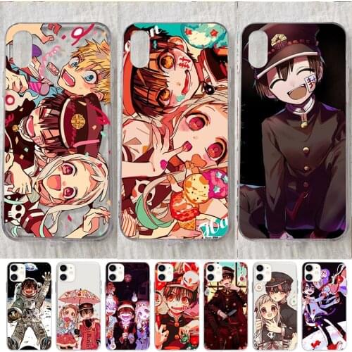 Anime Toilet-Bound Hanako-kun Phone Case for IPhone 12 11 Pro X XR XS Max Mini SE 2020 7 8 6 6S Plus 5 5S SE Sofr Cover Shell