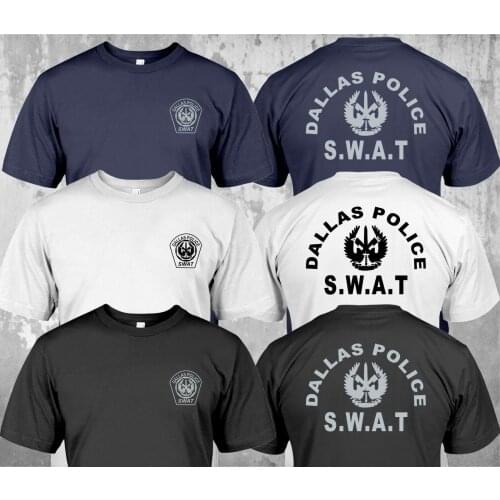 SWAT Polices Department Dallas Security Investigation T-Shirt. Summer Cotton Short Sleeve O-Neck Mens T Shirt New S-3XL