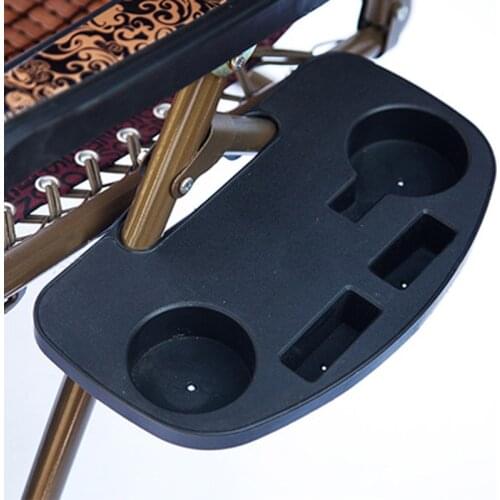 Gravity Chair Clip-on Table and Cup Holder/Camping Beach Chair Boat Fishing Recliner Chair Side Table Tray Lounger Chair Tray