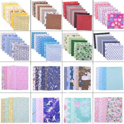 20*25CM and 25*25CM Floral Pattern Printed Patchwork Cotton Fabric DIY Sewing Quilting Accessories Doll Crafts Made Material