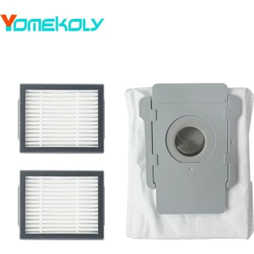 For iRobot Roomba i7 i7 Plus E5 E6 Vacuum Cleaner Dust Bag Filter Bags Hepa Filter Robot Accessories Replacement Spare