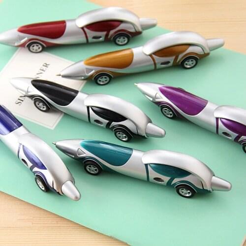 Cute Kawaii Cartoon Plastic Car Ballpoint Pen Novelty Ball Pen Creative Novelty Items Korean Stationery Free shipping