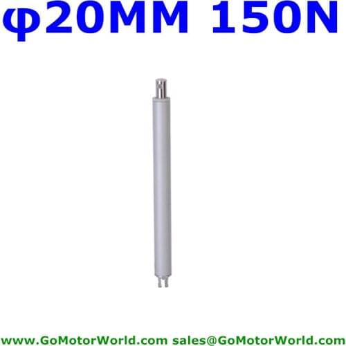 New Dia20mm 400mm stroke 12V 24V max 150N 15KG 10mm/s speed tubular linear motor linear actuator