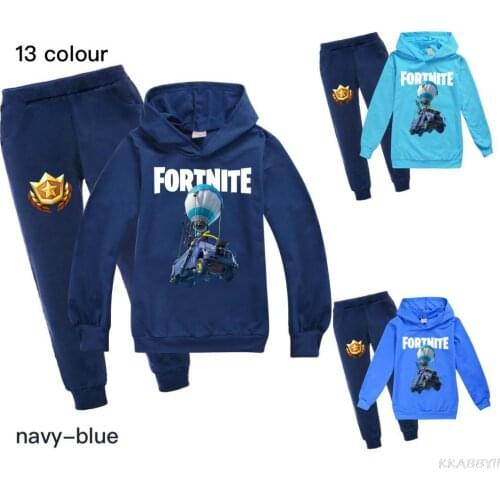 Fortnite Clothes for Kids Christmas Costume Boys Girls Cotton Autumn Spring Sweatshirt Hoodies Tops Pants Pullover Tracksuit