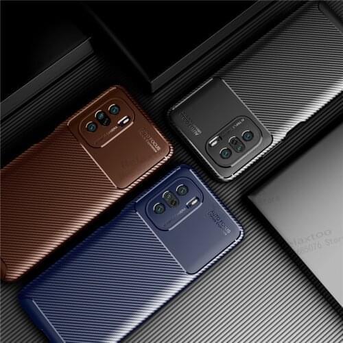 Pocof3 Global Version case carbon fiber phone cover for pocophone little poco f3 f 3 3f 6.67'' soft slim silicon shockproof case