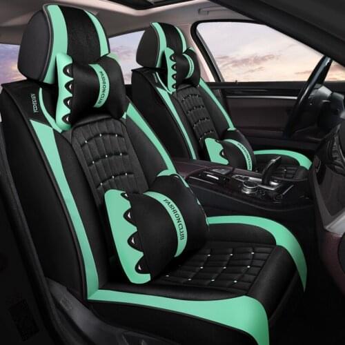 2020 Pu leather Car seat cushion not moves universal car cover suitcase non slide general leaps hatchards for lada vesta E1