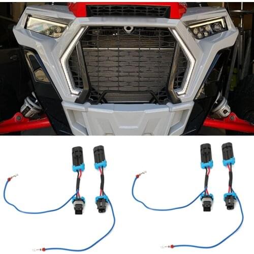 For Polaris RZR Turbo S XP4 1000 XP 2019 2020 2021 Trail 900 Eyebrow Wiring Harness Fang Lights Accessory Plug And Play Wire