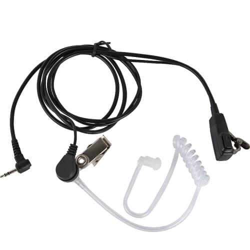 Covert Acoustic Tube Earpiece Headset Mic PTT for Motorola Talkabout Portable Radio TLKR T60 T80 T3 T4 T5 MD200 MB140R Ham Radio