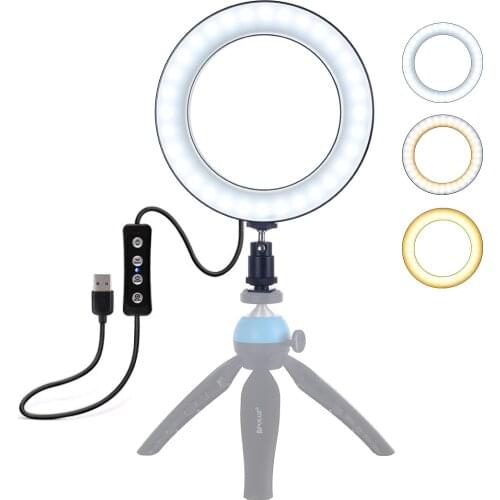 Dimmable LED Studio Camera Ring Lamp Anchor Mobile Phone Live Photography Selfie Lamp Infinity Dimming LED Table Fill Light