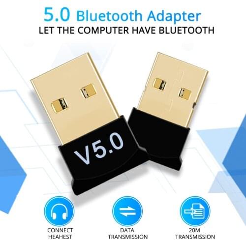 USB Bluetooth Receiver Transmitters 5.0 Wireless Audio Music Stereo Adapter Dongle Receiver For PC Bluetooth Speaker Headphone