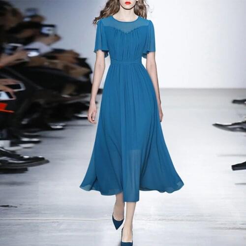 VERDEJULIAY Summer Chiffon Dresses