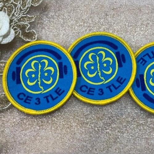 High Quality Customized Logo Cloth Patch Woven Patches For Coats Jeans Backpack