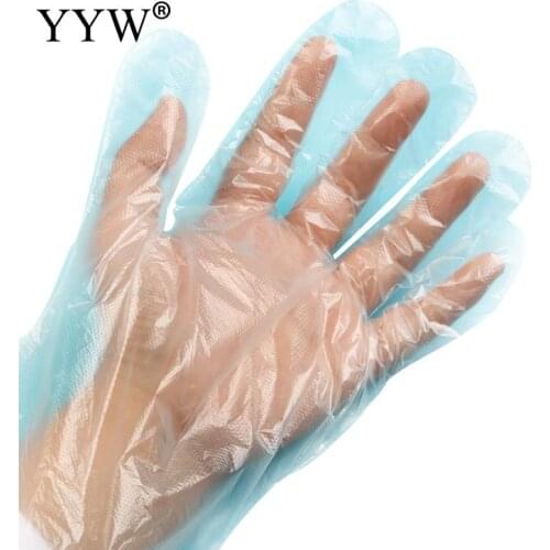 1000/2000pcs Plastic Disposable Gloves For Work Home Hand Gloves Kitchen BBQ Eco-Friendly Food Gloves Universal One-Off Gloves