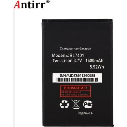 BL7401 1300mAh Battery For Fly IQ238 Iq238 Replacement Batteries Real Capacity