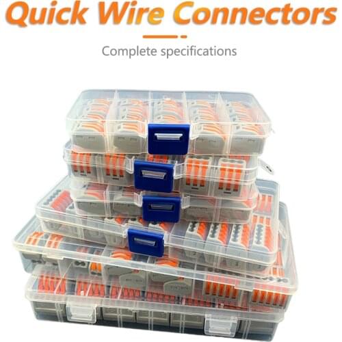 Quick Wire Electrical Connectors Lugs PCT-212/213/214/215 Universal Compact Plug-in Wiring Conductor Connector Terminals Block