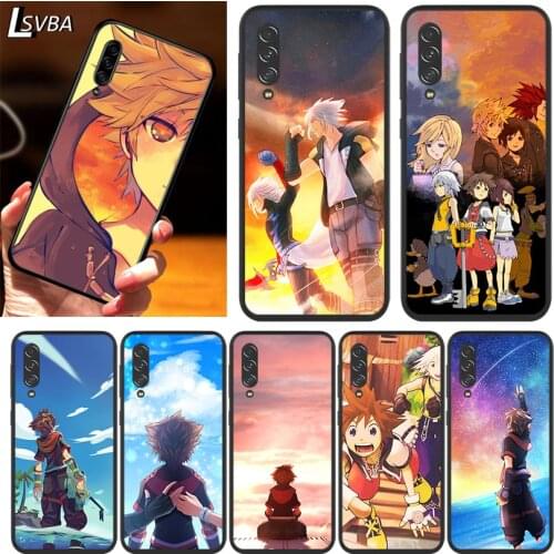 Anime King Hearts for Samsung Galaxy A90 A80 A70 A60 A50 A40 A30 A20 A10 M60S M40 M31 M30 M21 M20 M10 Black Phone Case
