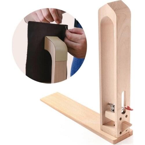 Wood Leather Craft Hand Stitching Pony Leather Craft Lacing Sewing DIY Table Desktop Tool Portable Horse Clamp